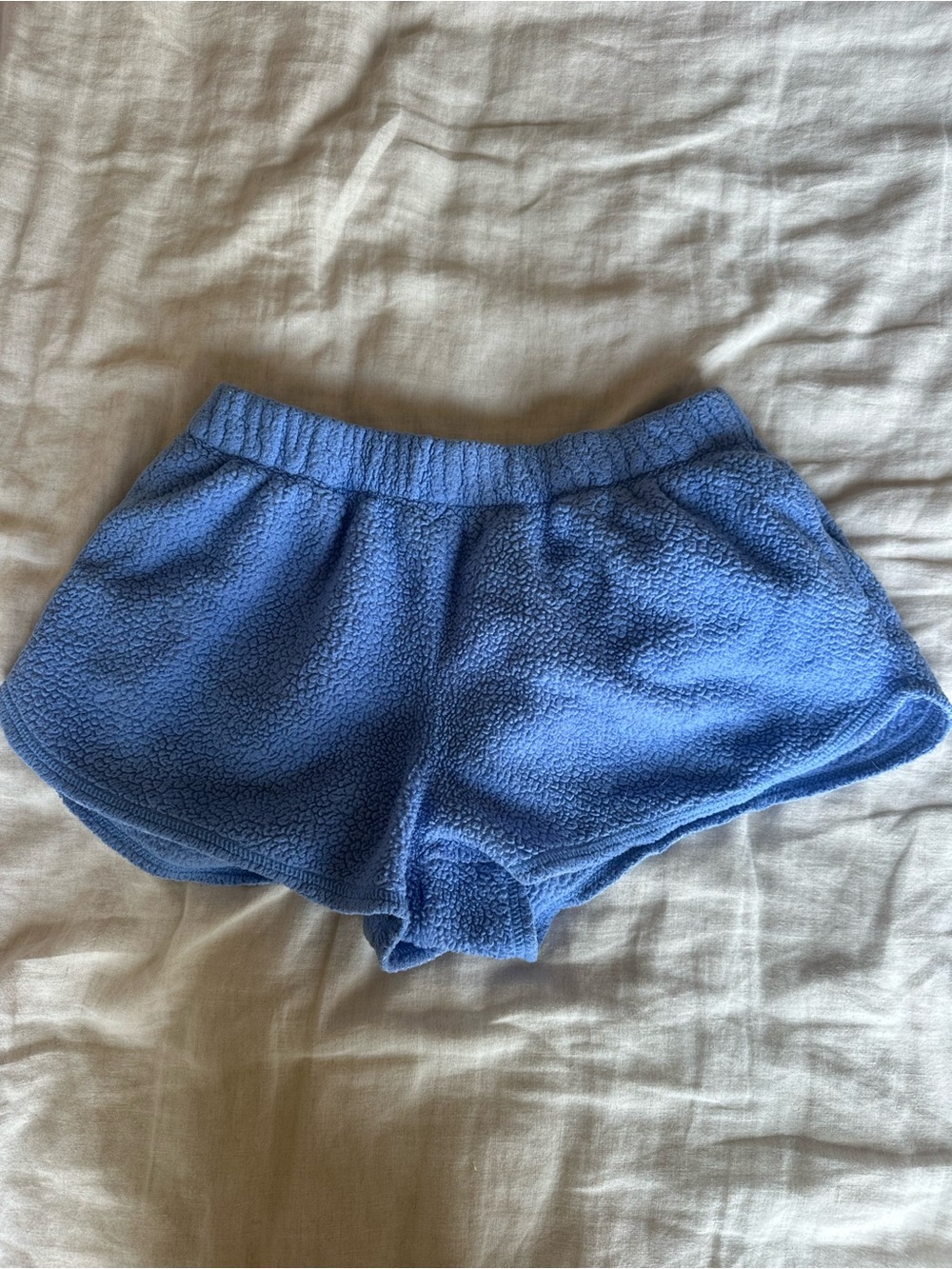 aerie Plush Light Blue Athletic Lounge Shorts